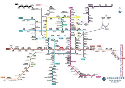 北京地鐵最新線路圖,北京地鐵最新線路圖概覽